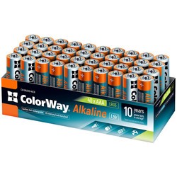 Аккумуляторы и батарейки ColorWay Alkaline Power  40xAAA