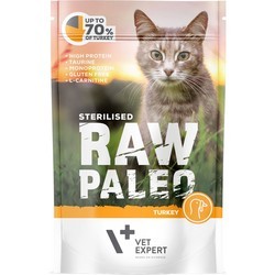 Корм для кошек VetExpert Raw Paleo Sterilised Turkey 100 g
