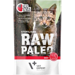 Корм для кошек VetExpert Raw Paleo Sterilised Beef 100 g