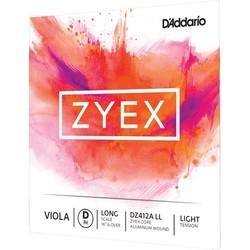 Струны DAddario ZYEX Viola D String Aluminum Wound Long Scale Light
