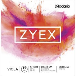 Струны DAddario ZYEX Viola D String Short Scale Medium