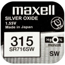Аккумуляторы и батарейки Maxell 1xSR716SW