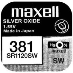 Аккумуляторы и батарейки Maxell 1xSR1120SW