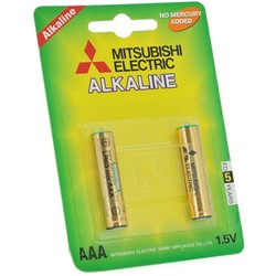 Аккумуляторы и батарейки Mitsubishi Alkaline  2xAAA