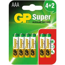 Аккумуляторы и батарейки GP Super Alkaline  6xAAA