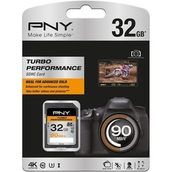 Карты памяти PNY Turbo Performance SD 32&nbsp;ГБ