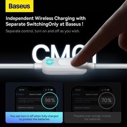 Зарядки для гаджетов BASEUS CW01 Magnetic Wireless Charging Car Mount Type-C