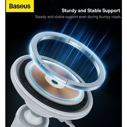 Зарядки для гаджетов BASEUS CW01 Magnetic Wireless Charging Car Mount Type-C