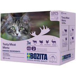 Корм для кошек Bozita Tasty Meat Menu in Sauce 12 pcs
