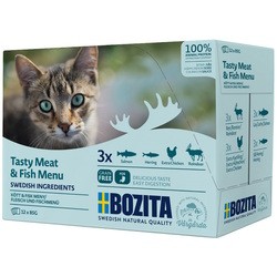 Корм для кошек Bozita Tasty Meat/Fish Menu in Sause 12 pcs