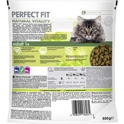 Корм для кошек Perfect Fit Adult Natural Vitality with Beef/Chicken  650 g