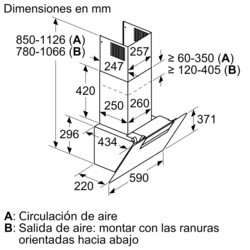 Вытяжки Balay 3BC566GN черный