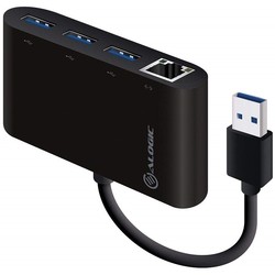 Картридеры и USB-хабы ALOGIC USB 3.0 SuperSpeed 3 Port HUB and Gigabit Ethernet Adapter