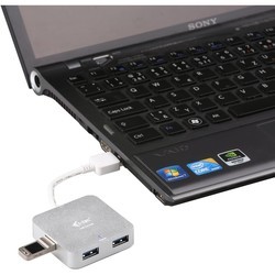 Картридеры и USB-хабы i-Tec USB 3.0 Metal Passive HUB 4 Port