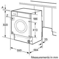 Встраиваемые стиральные машины Siemens WK 14D543GB