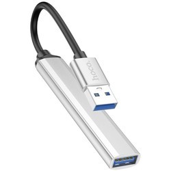 Картридеры и USB-хабы Hoco HB26 (серебристый)