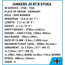 Конструкторы COBI Junkers Ju 87B Stuka 5730