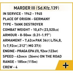 Конструкторы COBI Marder III Sd.Kfz.139 3050