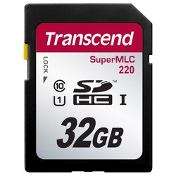 Карты памяти Transcend SuperMLC 220 SDHC 32&nbsp;ГБ
