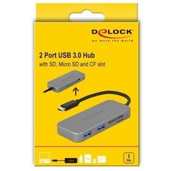 Картридеры и USB-хабы Delock 64064