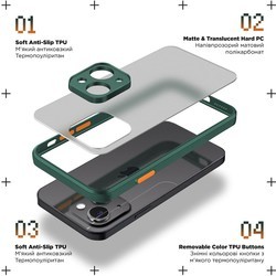 Чехлы для мобильных телефонов ArmorStandart Frosted Matte for Redmi 10C (красный)