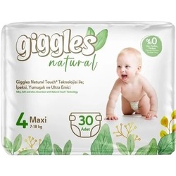 Подгузники (памперсы) Giggles Natural 4 / 30 pcs