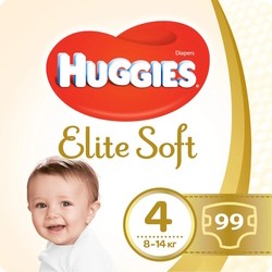 Подгузники (памперсы) Huggies Elite Soft 4 / 99 pcs