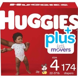 Подгузники (памперсы) Huggies Little Movers Plus 4 / 174 pcs