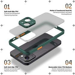 Чехлы для мобильных телефонов ArmorStandart Frosted Matte for Redmi Note 12 (красный)