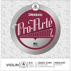 Струны DAddario Pro-Arte Violin A String 3/4 Medium