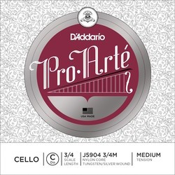 Струны DAddario Pro-Arte Cello C String 3/4 Size Medium