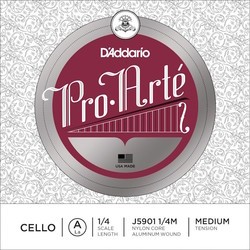 Струны DAddario Pro-Arte Cello A String 1/4 Size Medium