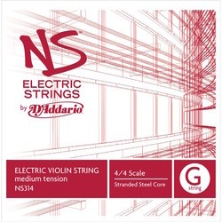 Струны DAddario NS Electric Violin G String 4/4 Size Medium