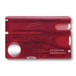 Ножи и мультитулы Victorinox Swiss Card Nailcare (красный)