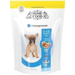 Корм для собак Home Food Puppy Mini Trout/Rice 0.7&nbsp;кг