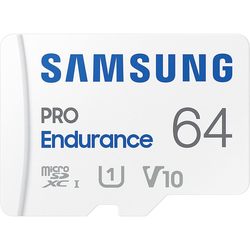 Карты памяти Samsung PRO Endurance microSD + Adapter 64&nbsp;ГБ