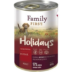 Корм для собак Family First Can Adult Beef/Beetroot 400 g