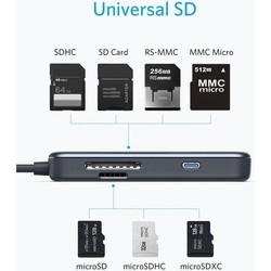 Картридеры и USB-хабы ANKER Premium 5-in-1 USB-C Hub