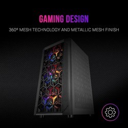 Корпуса Mars Gaming MC Mesh черный