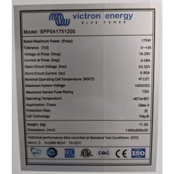 Солнечные панели Victron Energy SPP041751200 175&nbsp;Вт