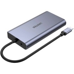 Картридеры и USB-хабы Unitek uHUB O8+ 8-in-1 USB-C Dual Display Hub with USB 5Gbps and PD 100W Charging