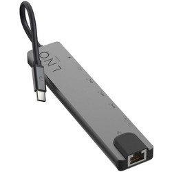 Картридеры и USB-хабы LINQ 8in1 Pro USB-C 10Gbps Multiport Hub with 4K HDMI Ethernet and Card Reader