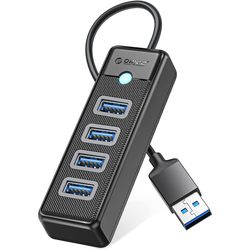 Картридеры и USB-хабы Orico PW4U-C3-015-BK-EP