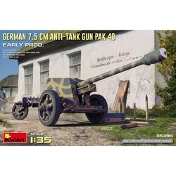 Сборные модели (моделирование) MiniArt German 7.5cm Anti-Tank Gun Pak 40 (1:35)