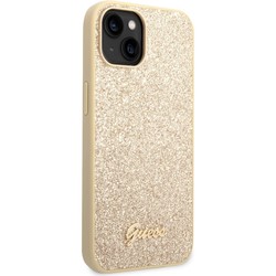 Чехлы для мобильных телефонов GUESS Glitter Script for iPhone 14 Plus