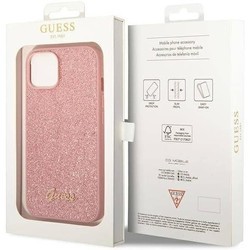 Чехлы для мобильных телефонов GUESS Glitter Script for iPhone 14 Plus