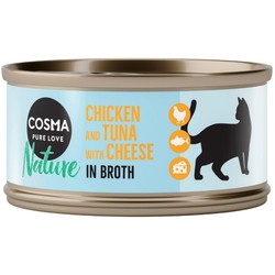 Корм для кошек Cosma Pure Love Nature Chicken/Tuna/Cheese 6 pcs
