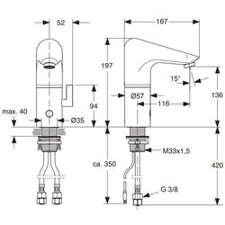 Смесители Ideal Standard Ceraplus A4154AA