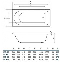 Ванны Koller Pool Dakota 180x80&nbsp;см двухместная