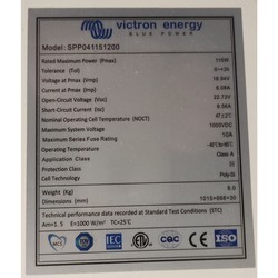 Солнечные панели Victron Energy SPP041151200 115&nbsp;Вт